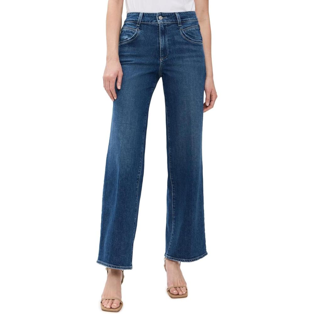 imagePAIGE Womens Sasha 32quot Chicory Coffee Luxe Coating JeansUpbeat