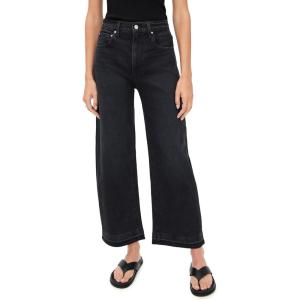 PAIGE Women’s Arellia Ankle Pants(Black Void)