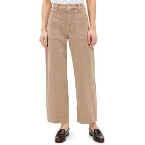 PAIGE Women’s Cameron Ankle Jeans with Utility Pockets(Vintage Camel Tan)