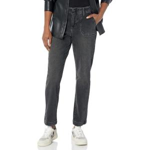 PAIGE Women’s Mayslie Straight Ankle Jeans(Faded Stone)