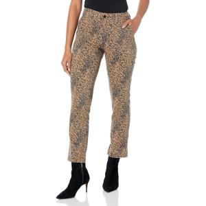 PAIGE Women’s Mayslie Straight Ankle Jeans(Manhattan Cheetah)