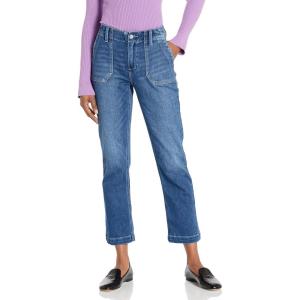 PAIGE Women’s Mayslie Straight Ankle Jeans(Roam)