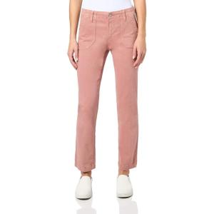 PAIGE Women’s Mayslie Straight Ankle Jeans(Vintage Dark Rose Blush)