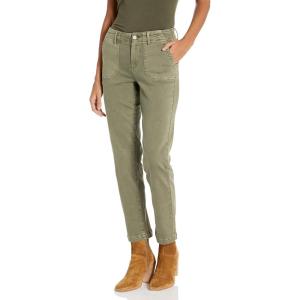 PAIGE Women’s Mayslie Straight Ankle Jeans(Vintage Ivy Green)