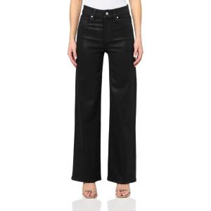 PAIGE Women’s Sasha 32 Inch Inseam Jeans(Black Fog Luxe Coating)