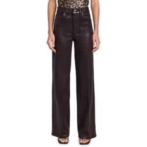 PAIGE Women’s Sasha 32″ Chicory Coffee Luxe Coating Jeans(Chicory Coffee Luxe Coating)