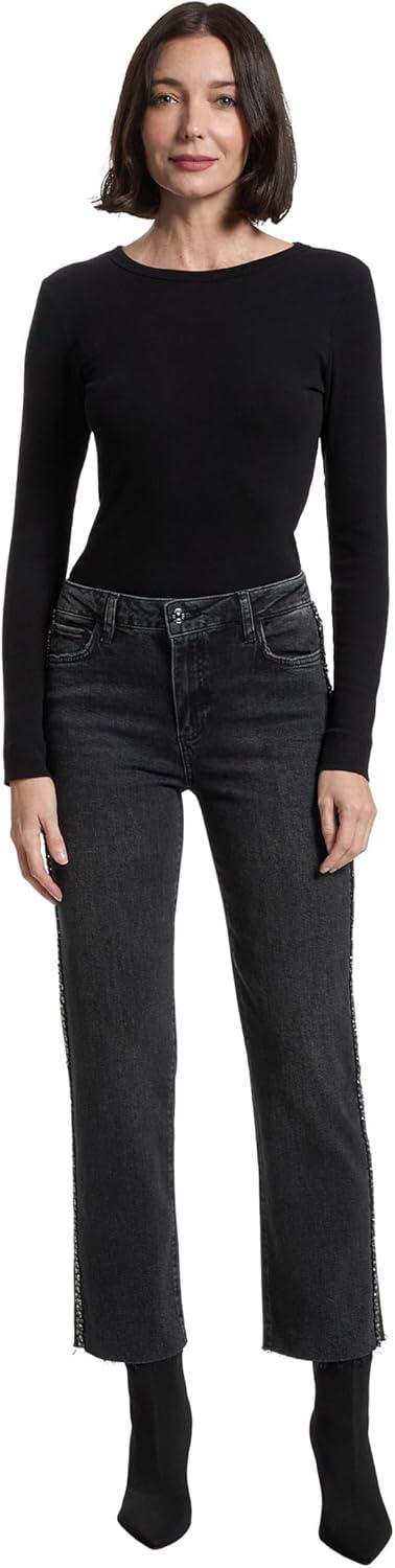 imagePAIGE Womens Mason AnkleGlitz Black Embellished