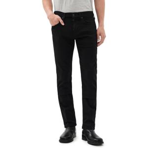 PAIGE Men’s Federal Transcend Slim Straight Jeans(Black Shadow)