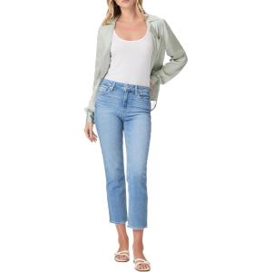 PAIGE Women’s Cindy Crop Raw Hem High Rise Straight Leg(Persona)