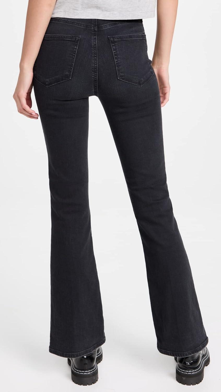 imagePAIGE Womens High Rise Laurel Canyon JeansBlack Willow