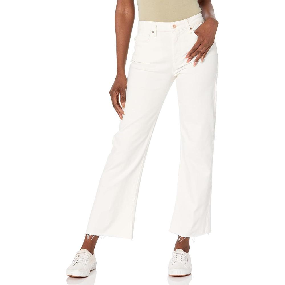 imagePAIGE Womens Leenah Ankle JeansTonal Ecru