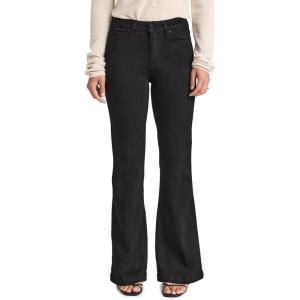 PAIGE Women’s Genevieve Petite Jeans(Black Shadow)