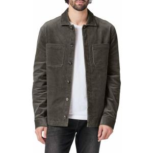 PAIGE Men’s Jace Corduroy Button Up Overshirt(Olive Branch)
