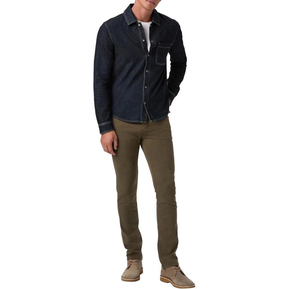 image:imagePAIGE Mens Federal Transcend Slim Straight JeansOlive Branch