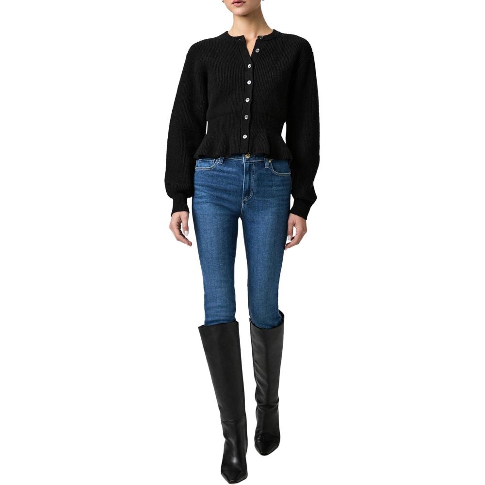 image:imagePAIGE Womens White Noise Grand Hem JeansAerial