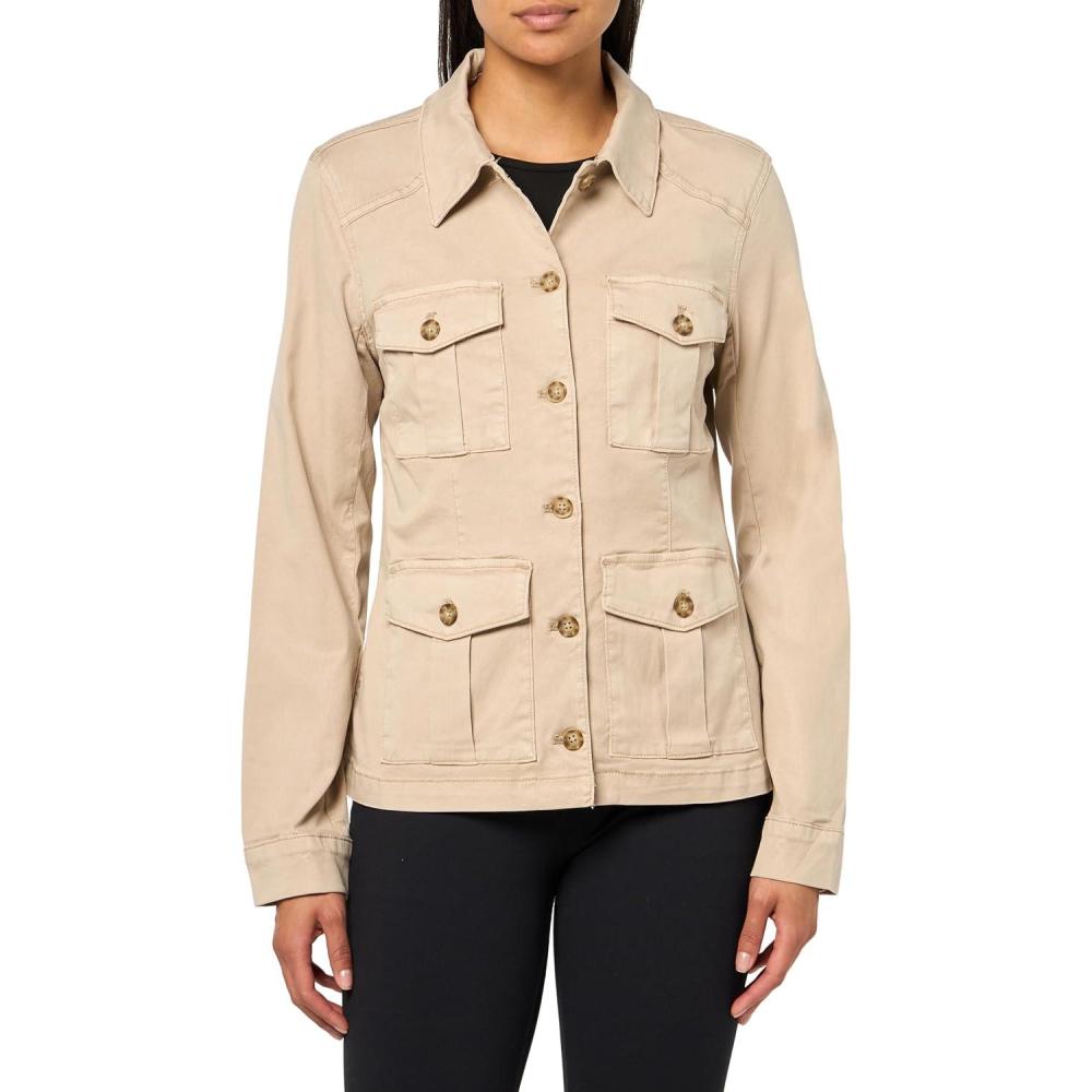 image:imagePAIGE Womens Stacey Jacket  Vintage Oak MossVintage Soft Sand
