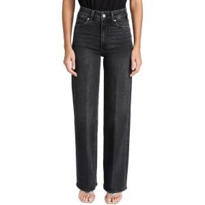 PAIGE Women’s Sasha Jeans(Viper Black Distressed)