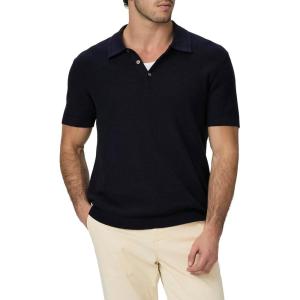 PAIGE Mens Kiko Sweater Polo(Deep Anchor)