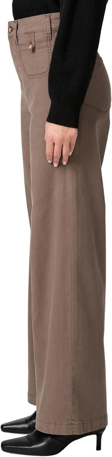 image:imagePAIGE Womens Anessa 31in Rounded Inset PocketsVintage Mushroom Taupe