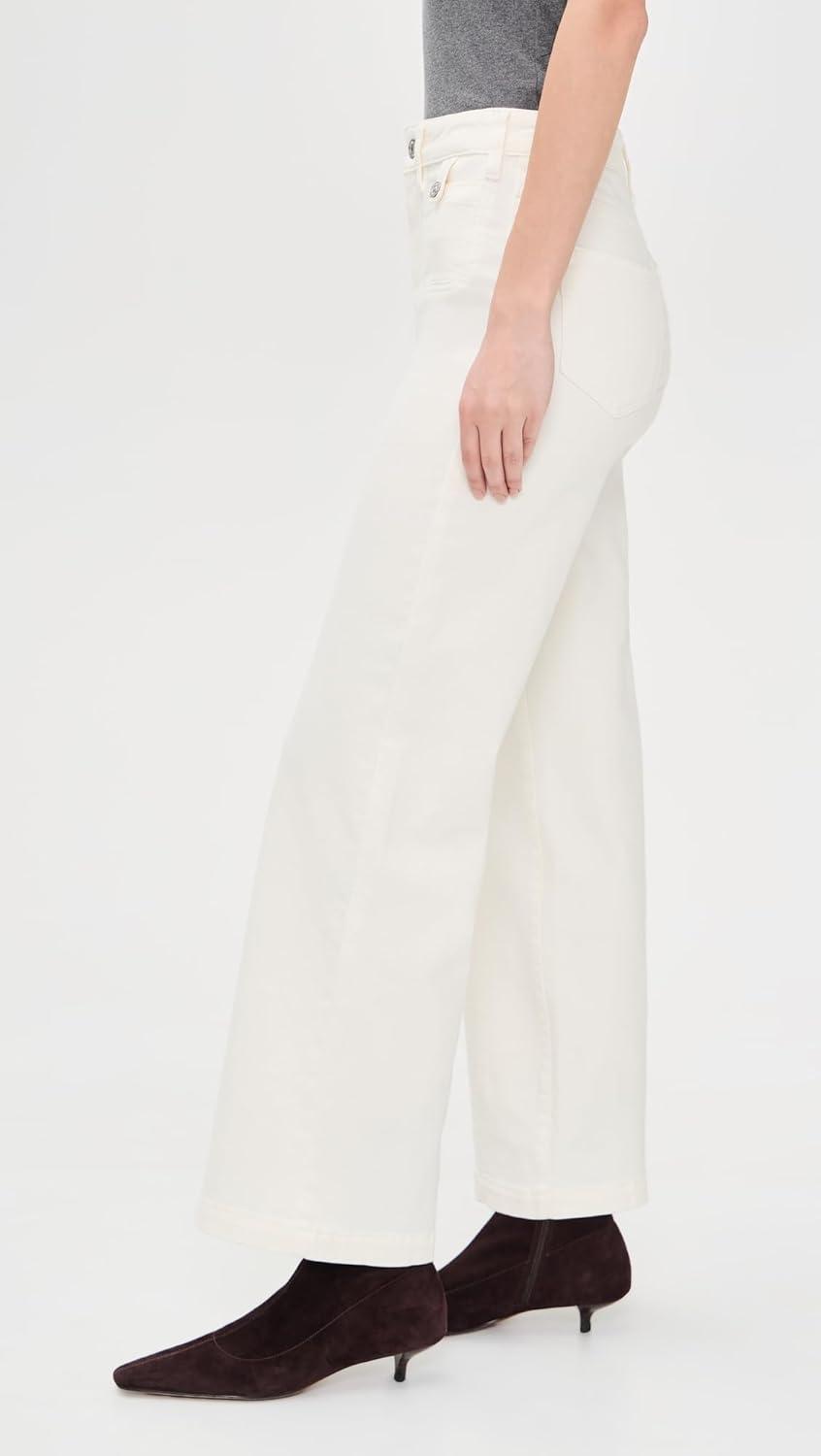 image:imagePAIGE Womens Anessa Jeans 31 with Rounded Inset PocketsTonal Ecru