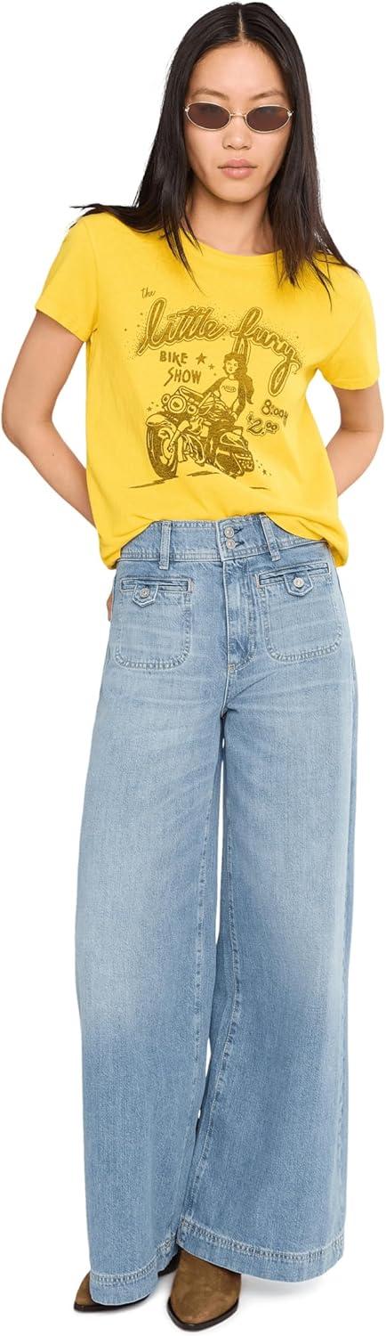 image:imagePAIGE Womens Cameron Wide Leg 31in W Wide Wb and Welt PocketsSunshine