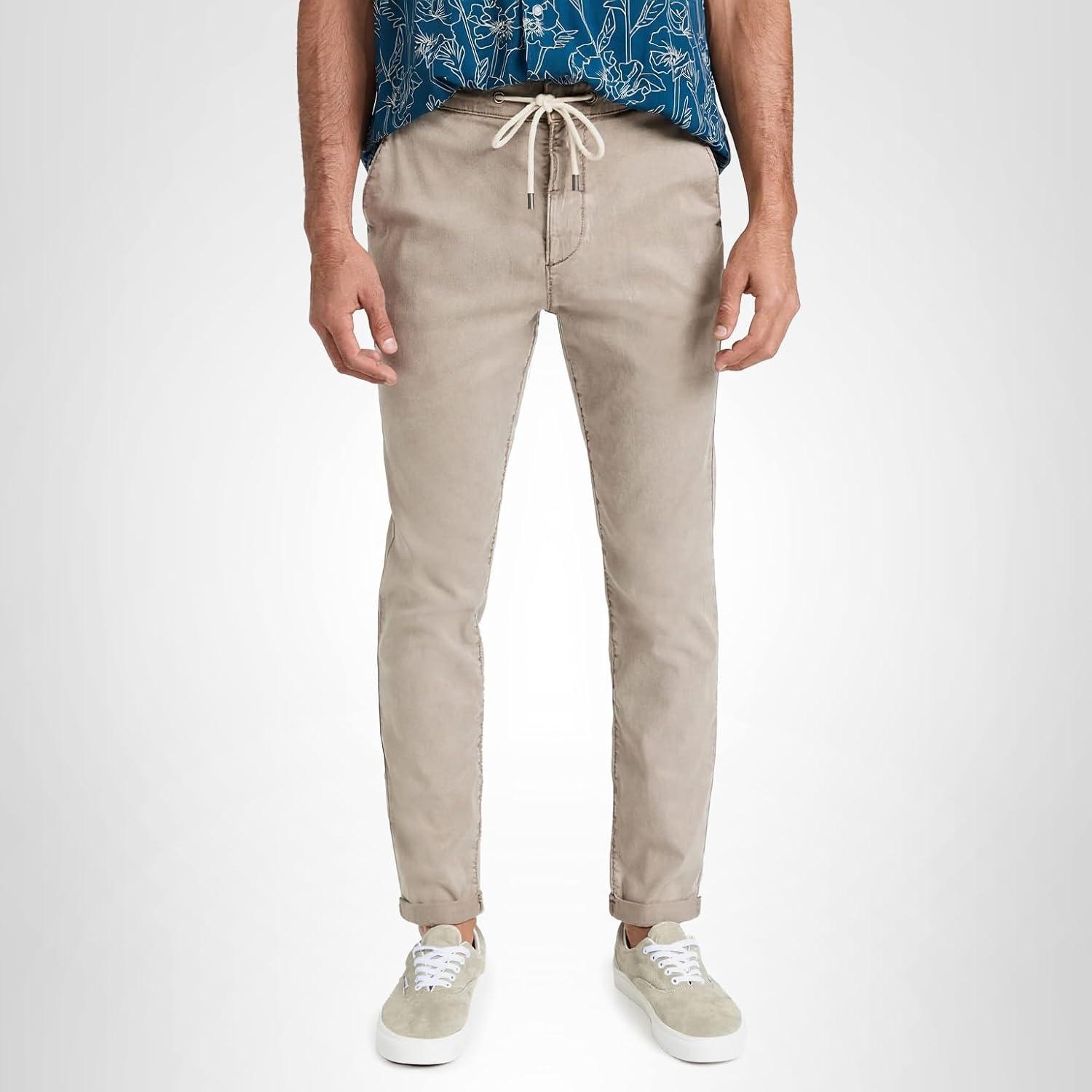 image:imagePAIGE Mens Fraser Brushed Twill PantsVintage Coastal Beige