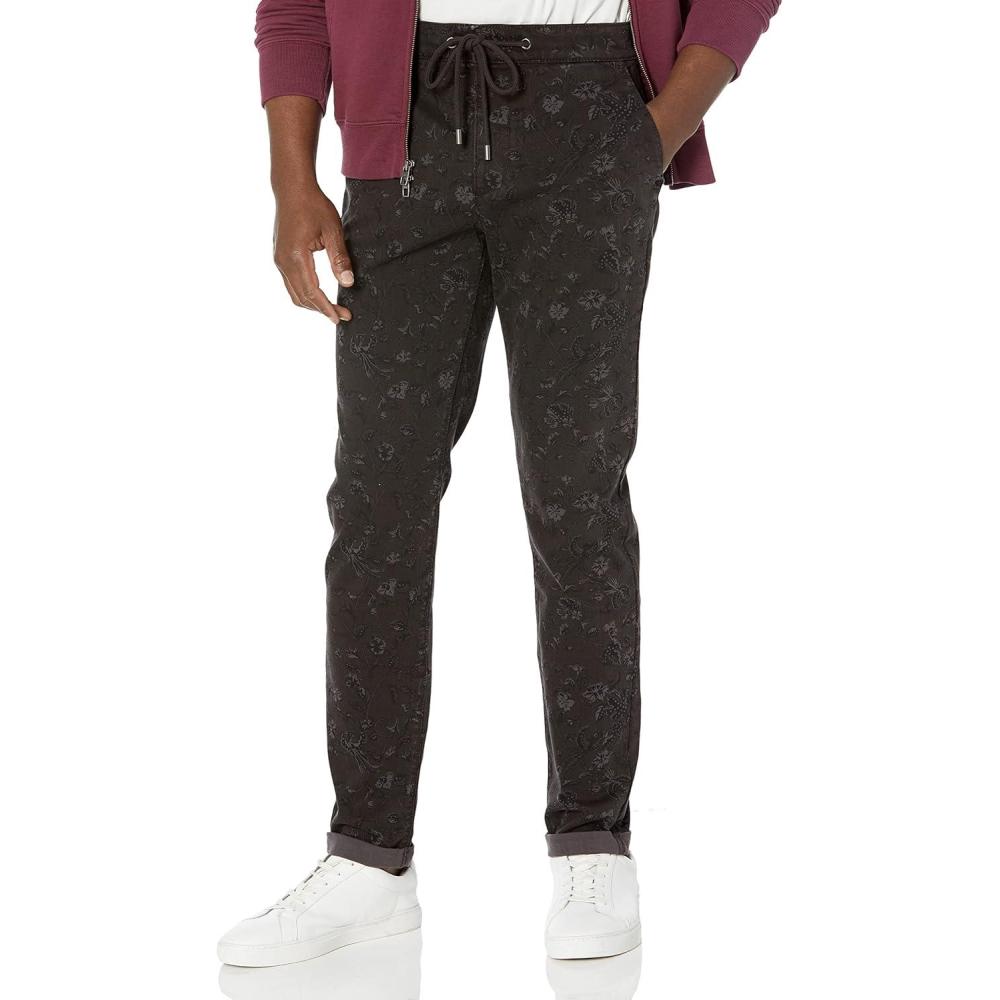 image:imagePAIGE Mens Fraser Brushed Twill PantsCharcoal Multi