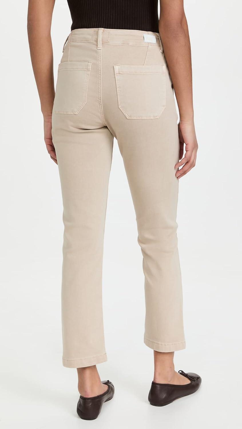 image:imagePAIGE Womens Mayslie Straight Ankle JeansVintage Warm Sand