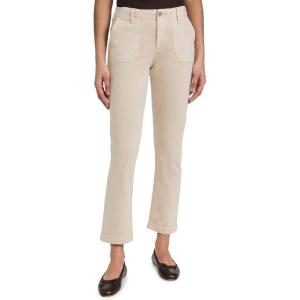 PAIGE Women’s Mayslie Straight Ankle Jeans(Vintage Warm Sand)