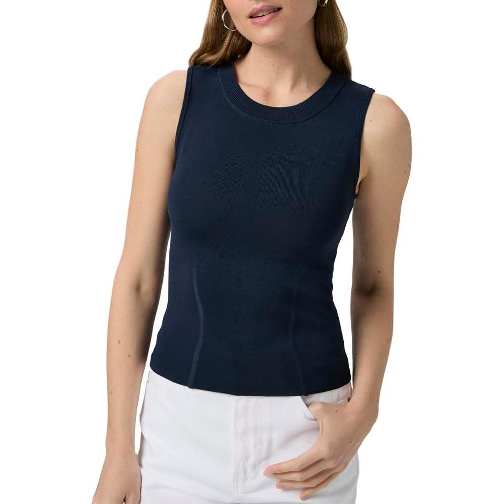 image:imagePAIGE Womens Dianne Sweater TankDark Ink Blue
