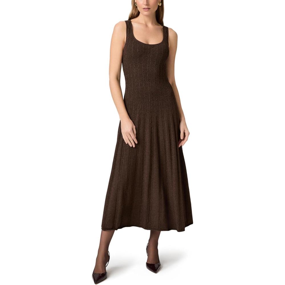 image:imagePAIGE Womens Madeline DressDark Brown Sparkle