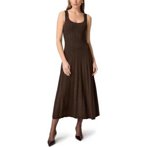 PAIGE Women’s Madeline Dress(Dark Brown Sparkle)