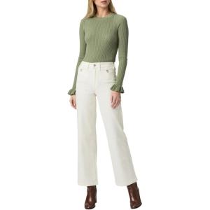 PAIGE Women’s Anessa 31in Rounded Inset Pockets(Tonal Ecru)