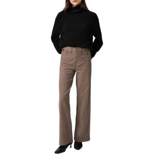 PAIGE Women’s Anessa 31in Rounded Inset Pockets(Vintage Mushroom Taupe)