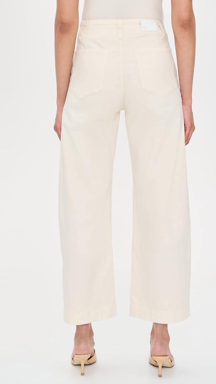 image:imagePAIGE Womens Arellia Ankle Jeans with TieQuartz Sand
