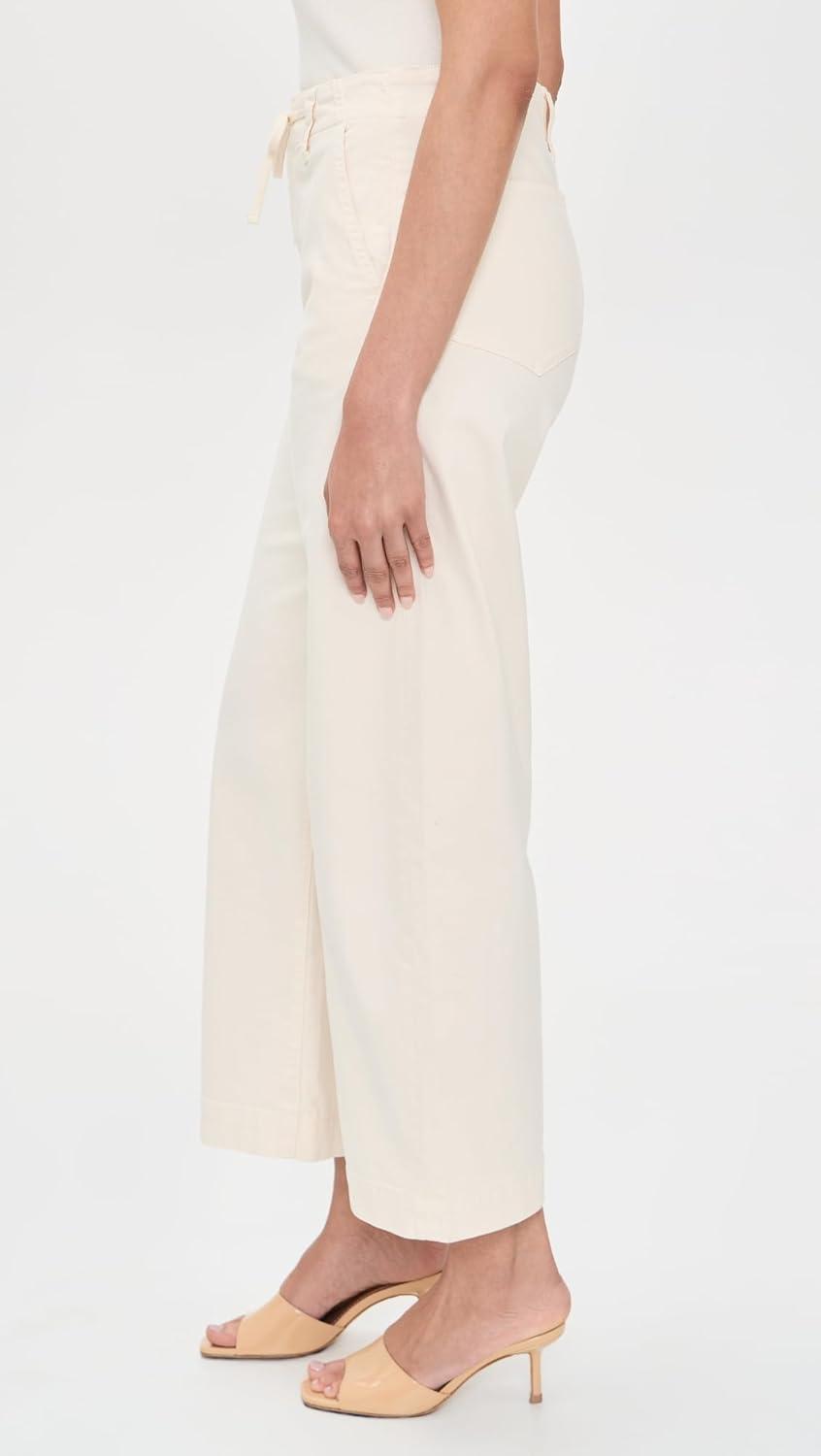 image:imagePAIGE Womens Arellia Ankle Jeans with TieQuartz Sand