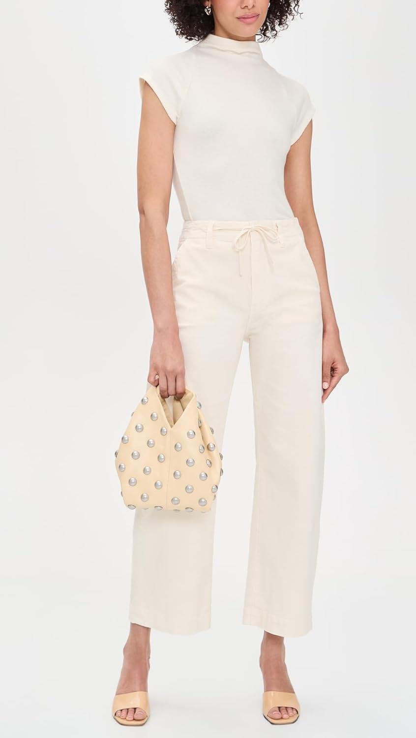 image:imagePAIGE Womens Arellia Ankle Jeans with TieQuartz Sand