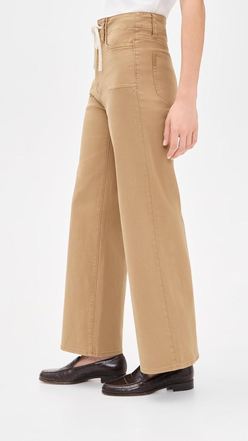 image:imagePAIGE Womens Ari Waistband Tie and Stitch Thru Utility Pockets PantsVintage Sunflower