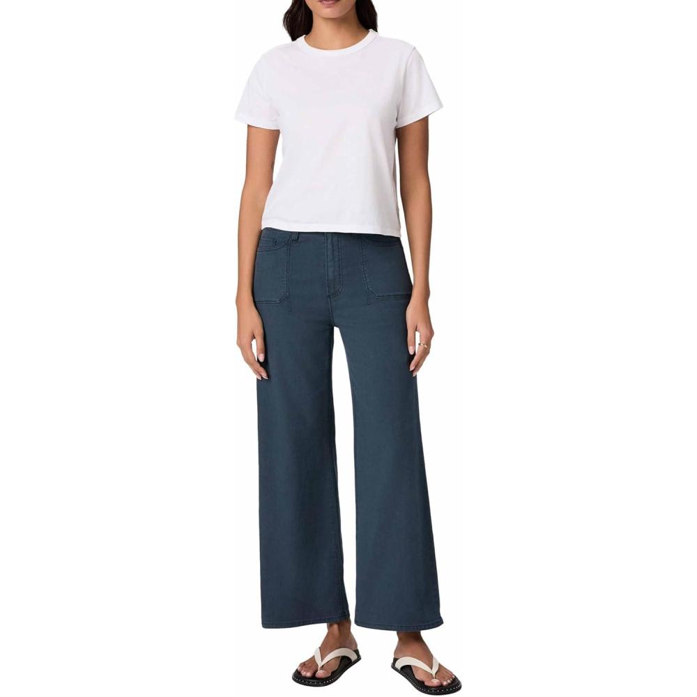 image:imagePAIGE Womens Anessa Jeans with Stitch Thru Utility PocketsVintage Navy Moonlight