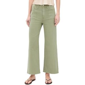 PAIGE Women’s Anessa Jeans with Stitch Thru Utility Pockets(Vintage Oak Moss)