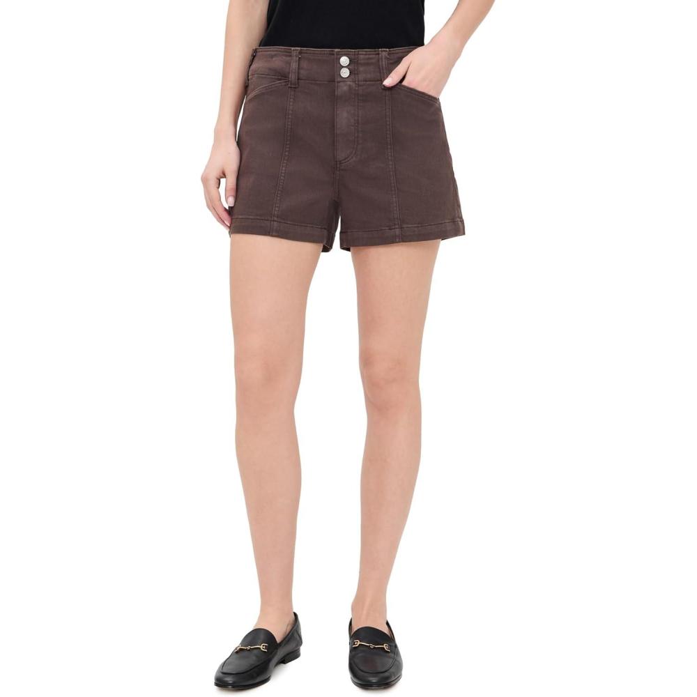 image:imagePAIGE Womens Olivia ShortsRich Chocolate