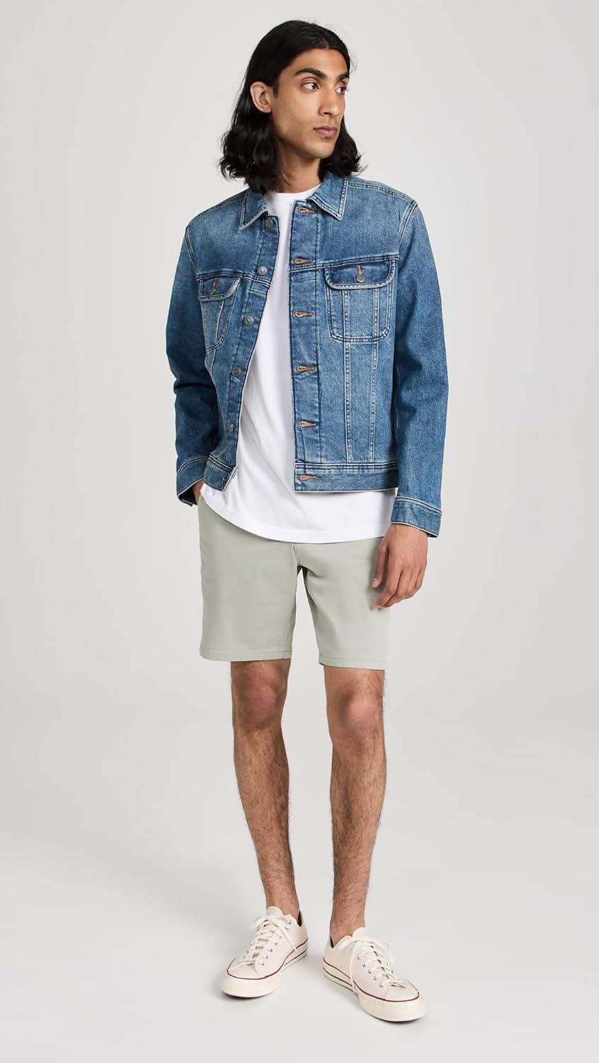 image:imagePAIGE Mens Phillips Shorts in Stretch Sateen 85Dried Thyme