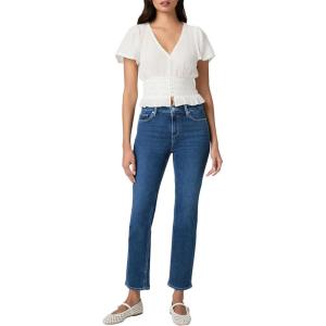 PAIGE Women’s White Noise Grand Hem Jeans(Venetian Breeze)