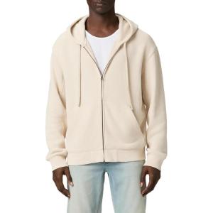 PAIGE mens Avon Full Zip Hoodie(Washed Vanilla Bean)