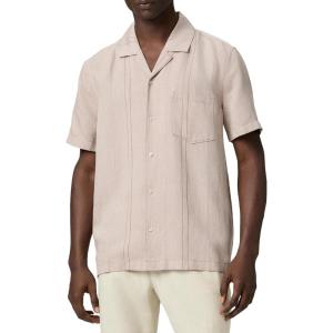 Paige Mens Albro Shirt(Muted Cherry Stripe)