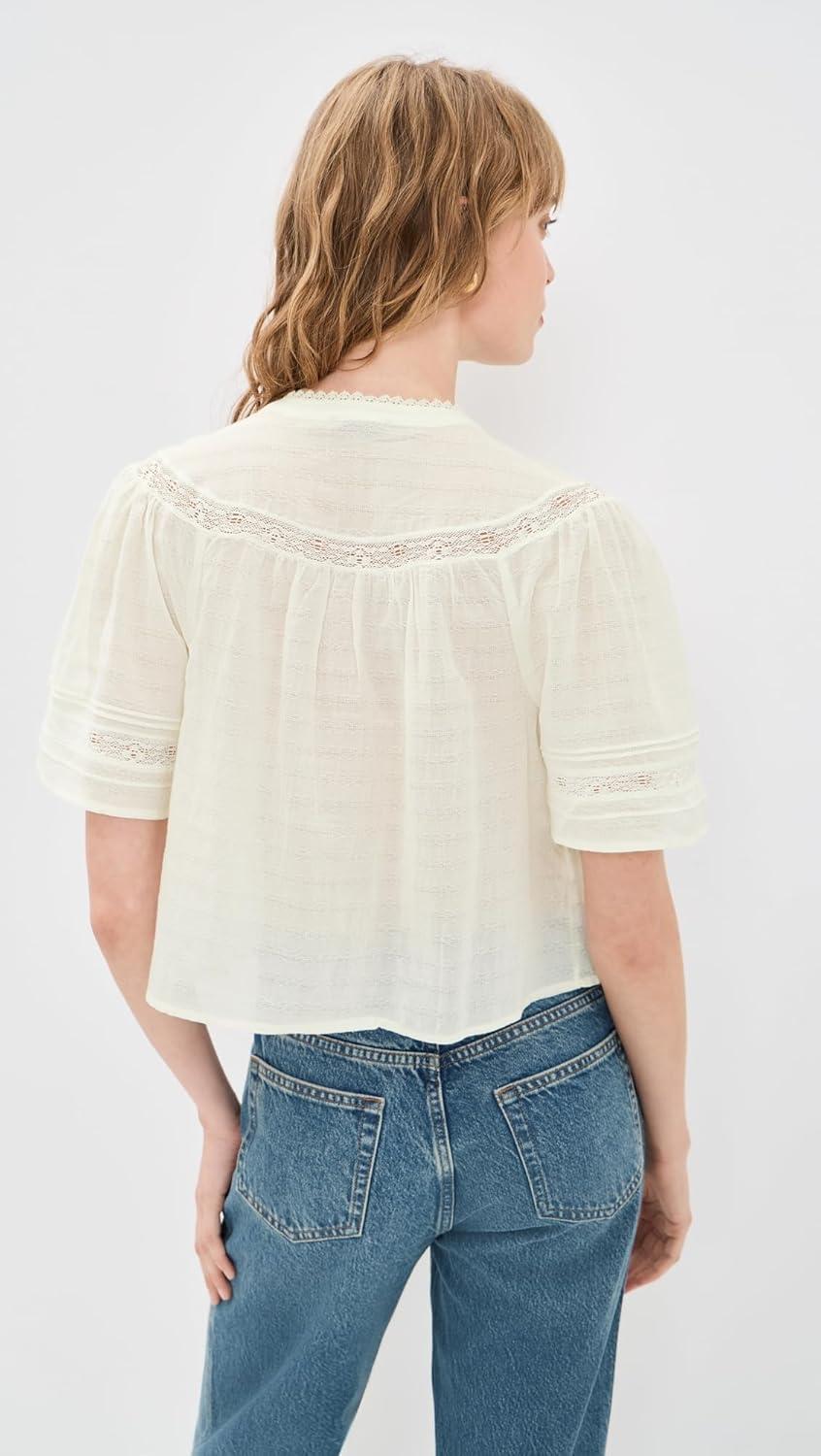 image:imagePAIGE Womens Pasadena BlouseIvory