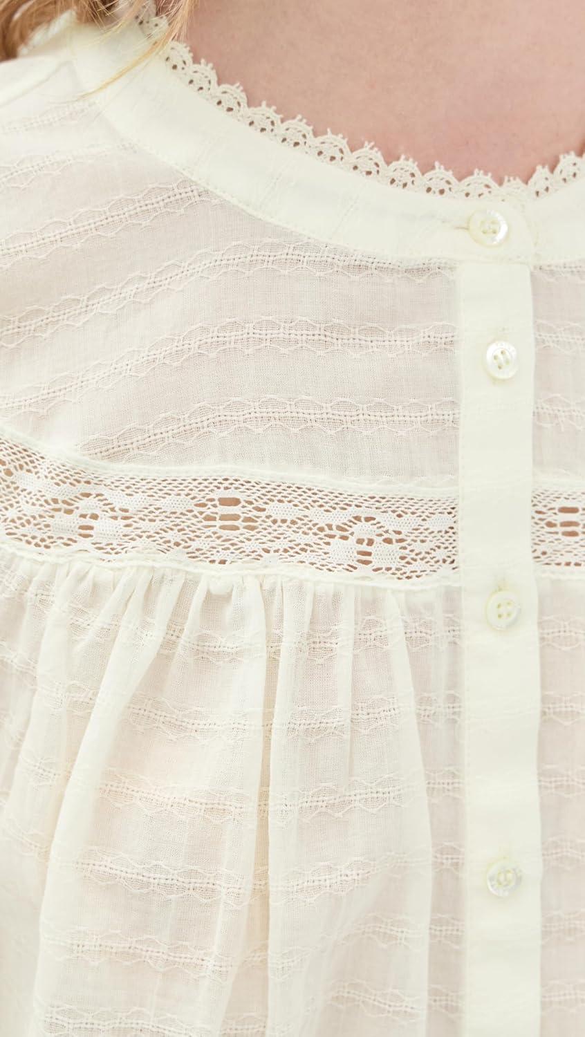 image:imagePAIGE Womens Pasadena BlouseIvory