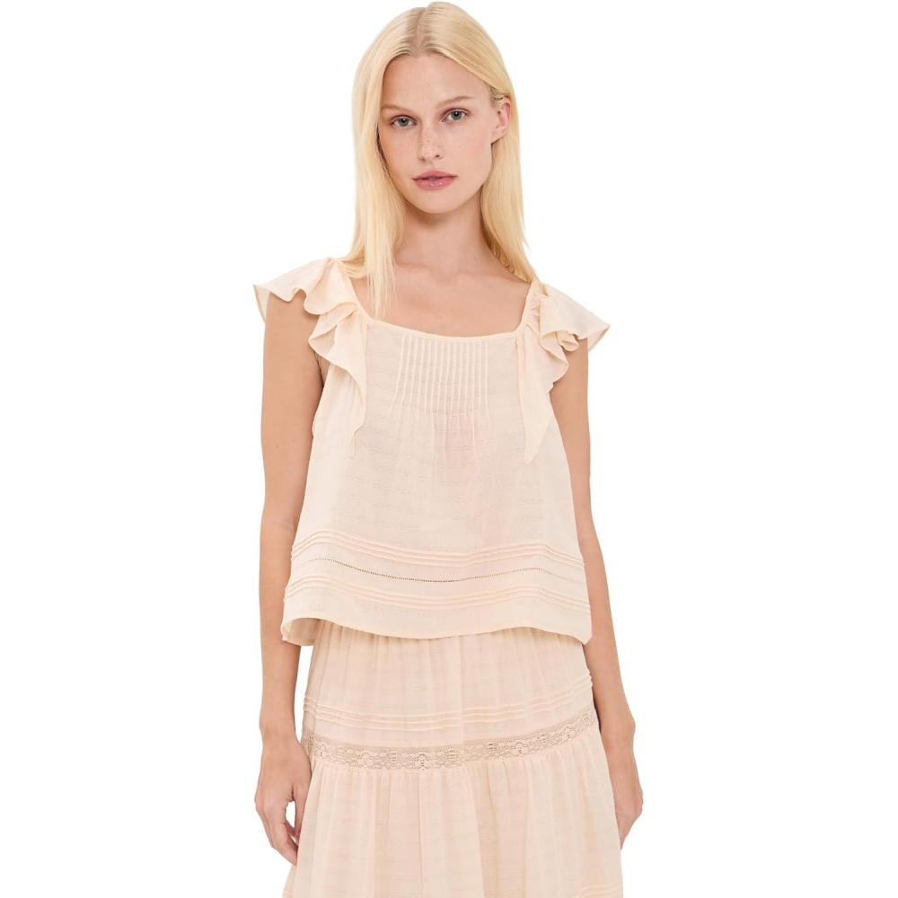 image:imagePAIGE Womens Oaks Top Light PeachLight Peach