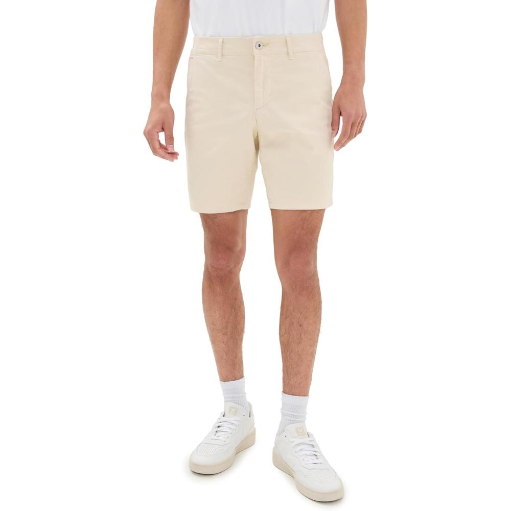 image:imagePAIGE Mens Phillips Stretch Sateen Shorts 775Cream Tusk