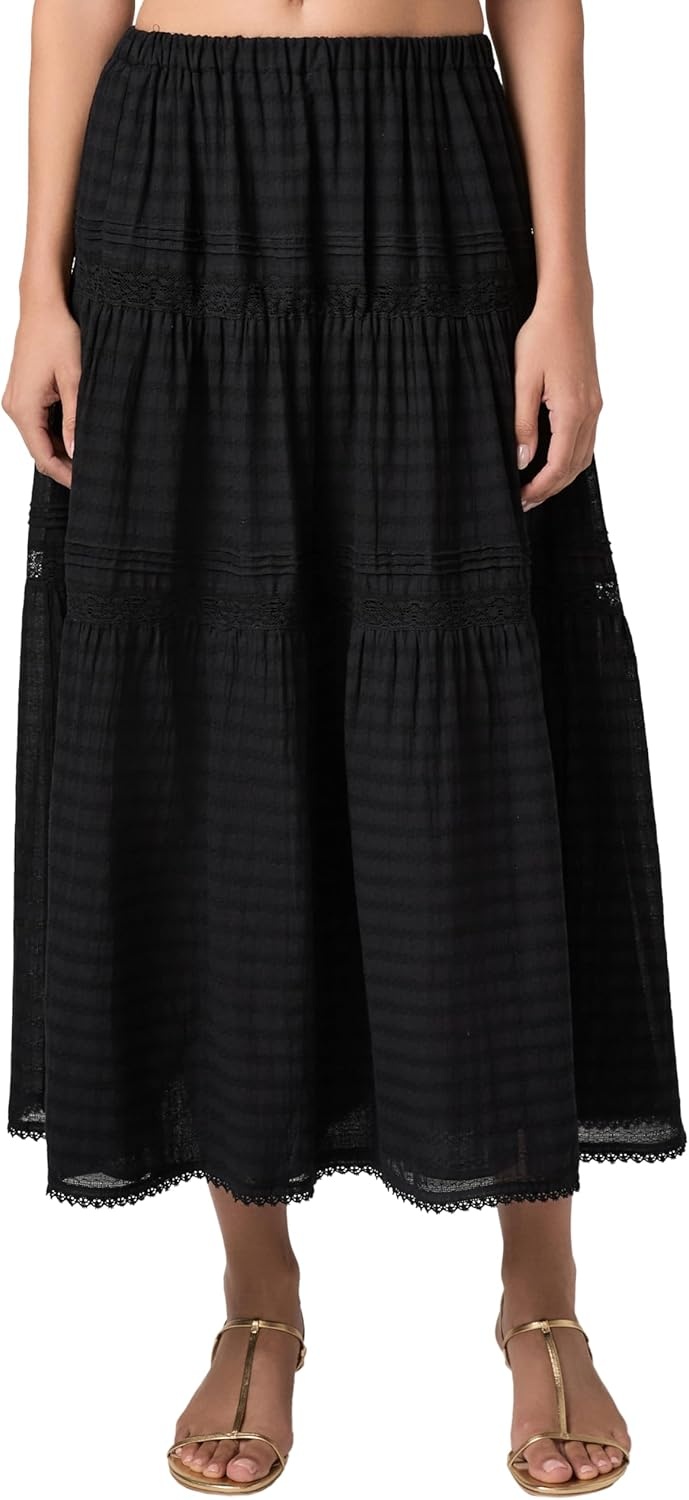 image:imagePAIGE Womens Andres Skirt Light PeachBlack